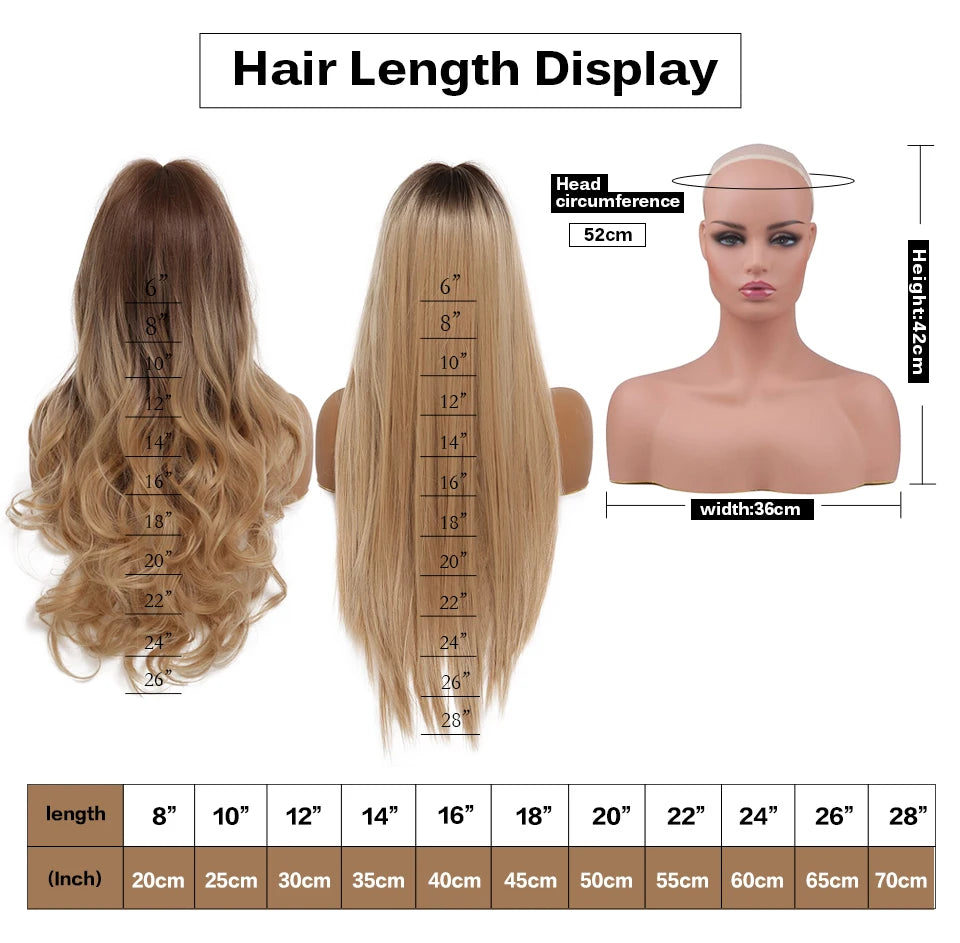 GEMMA Ombre Brown Blonde Long Straight Synthetic Wigs with Bangs Cosplay Wig for Women High Temperature Natural Fake Hair