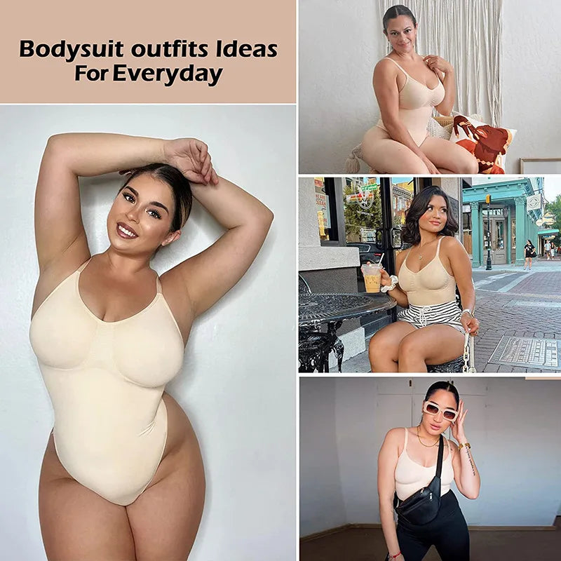 New Hot Bodysuits Full Coverage Shapewear Thigh Slim Body Suit Low Back Body Shaper Backless Jumpsuit Seamless Shapers Slimmer